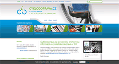 Desktop Screenshot of cyklodoprava.cz
