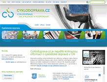 Tablet Screenshot of cyklodoprava.cz